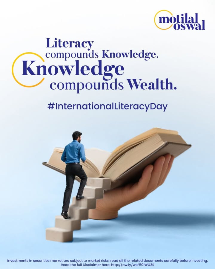  Knowledge is the first step to wealth This International Literacy Day, remember that every bit of learning compounds i...