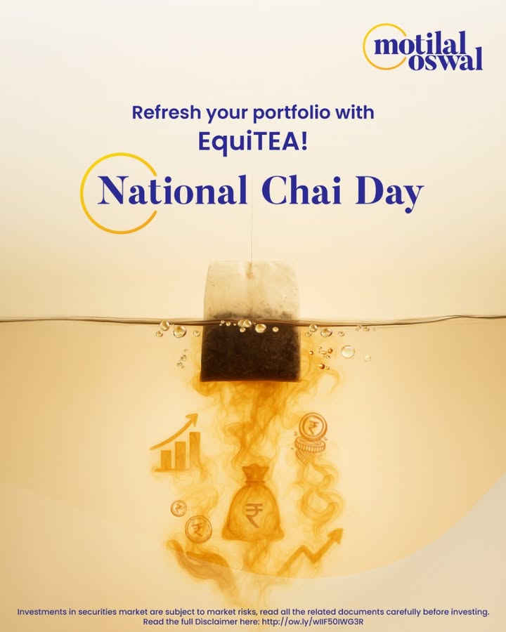 Just as chai brings warmth and comfort to millions, smart investments may bring security and growth to your future