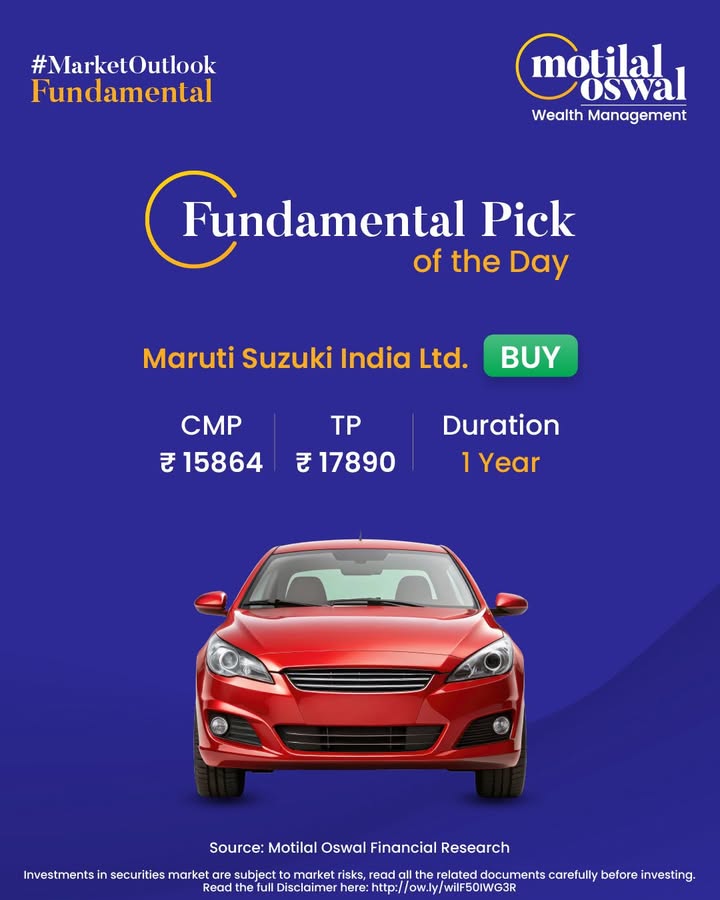  MarketOutlook Fundamental Pick of the Day Stay ahead of the markets with our daily global local market trend insig...