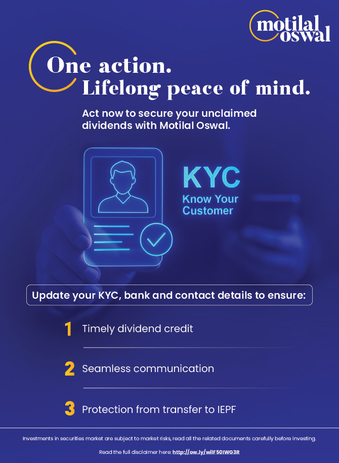  Attention Shareholders of Motilal Oswal Financial Services Limited As part of the Ministry of Corporate Affairs Sak...