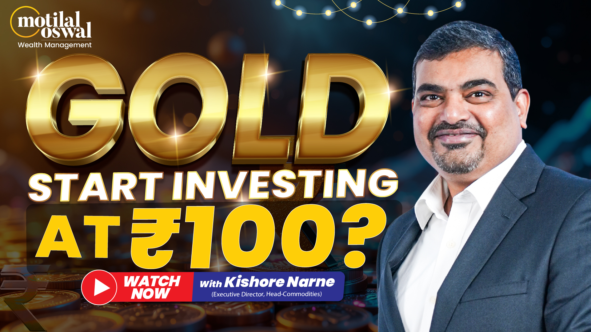 Can you really start investing in gold with 100 This Diwali 2025, gold prices are up again but Kishore Narne f...