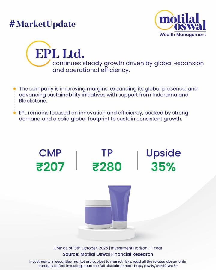  MarketUpdate EPL Ltd