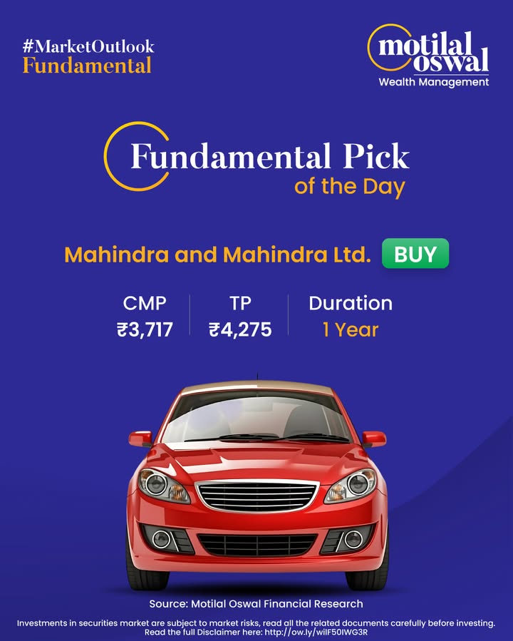  MarketOutlook Fundamental Pick of the Day Stay ahead of the markets with our daily global local market trend insig...