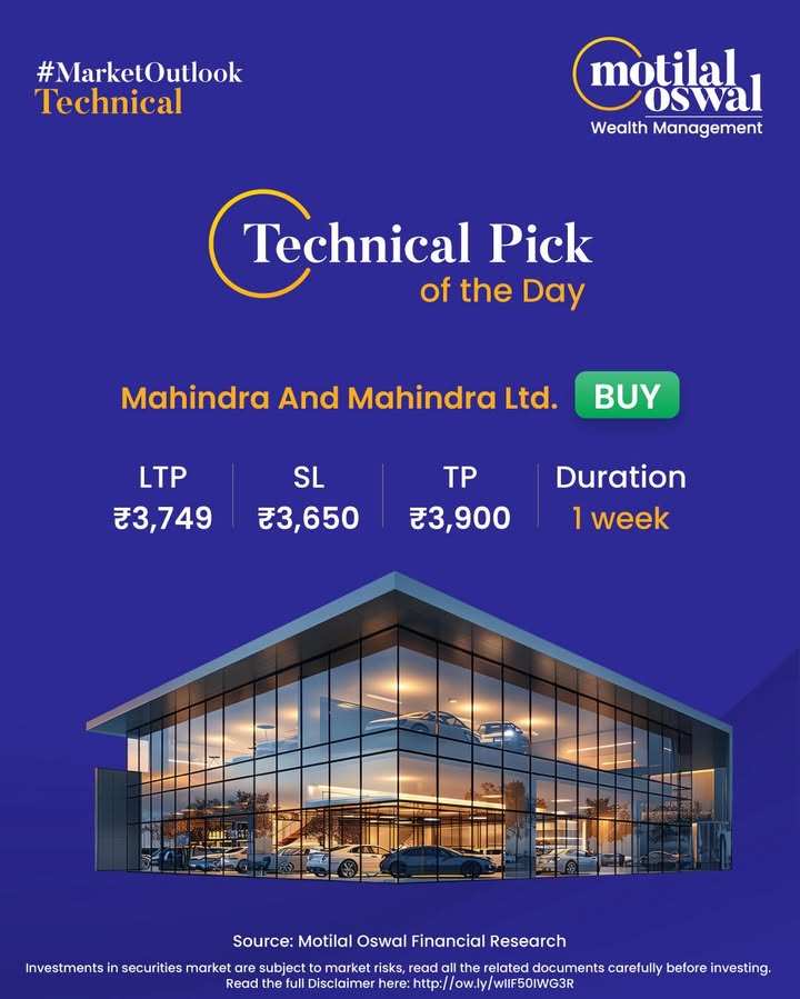  MarketOutlook Technical Pick of the Day Navigate the markets with our expert technical analysis Stay updated wit...