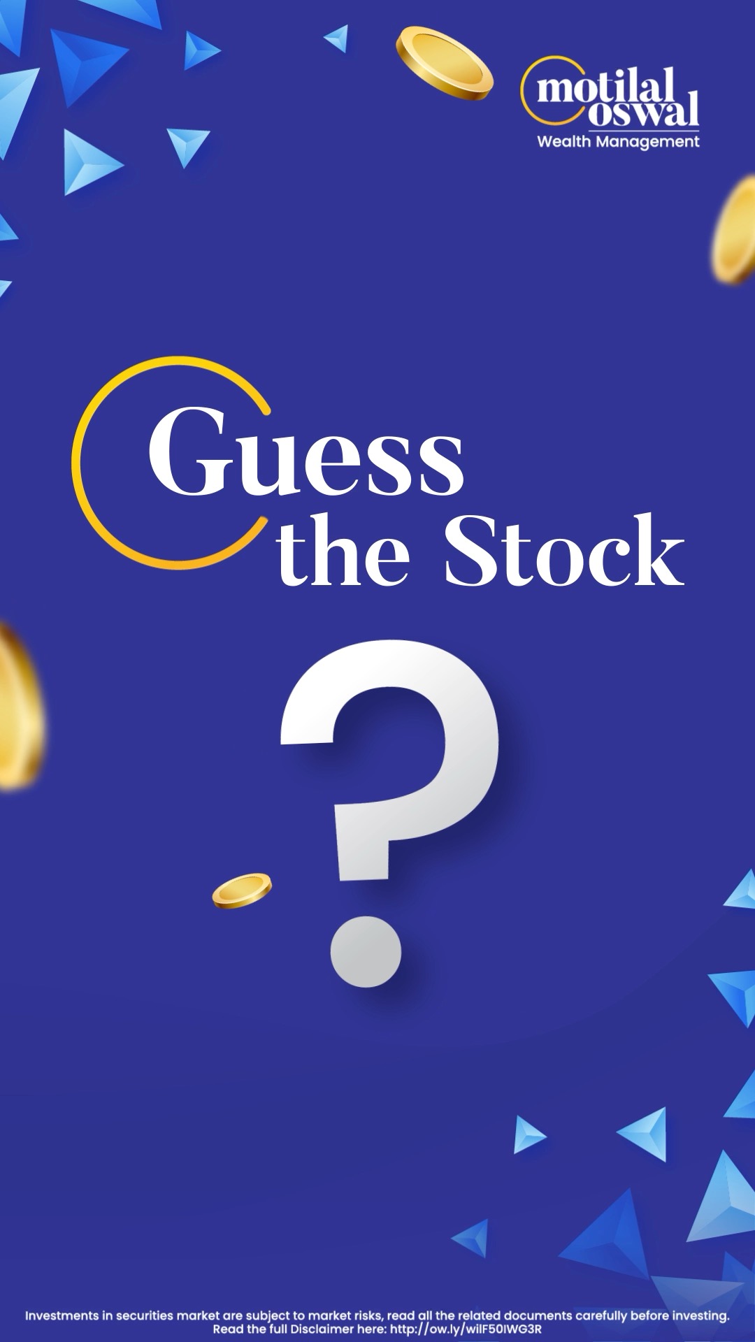 Can you guess the name of the stock Let us know your answers in the comments
