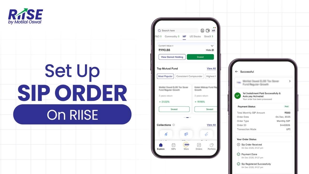 Looking to invest in mutual funds in a structured way This video explains how to start a Mutual Fund SIP on the RISE app, f...