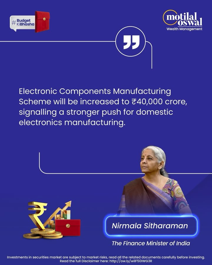 Powering indias electronic future. 40,000 crore embarked to scale domestic component, manufacturing and fuel growth