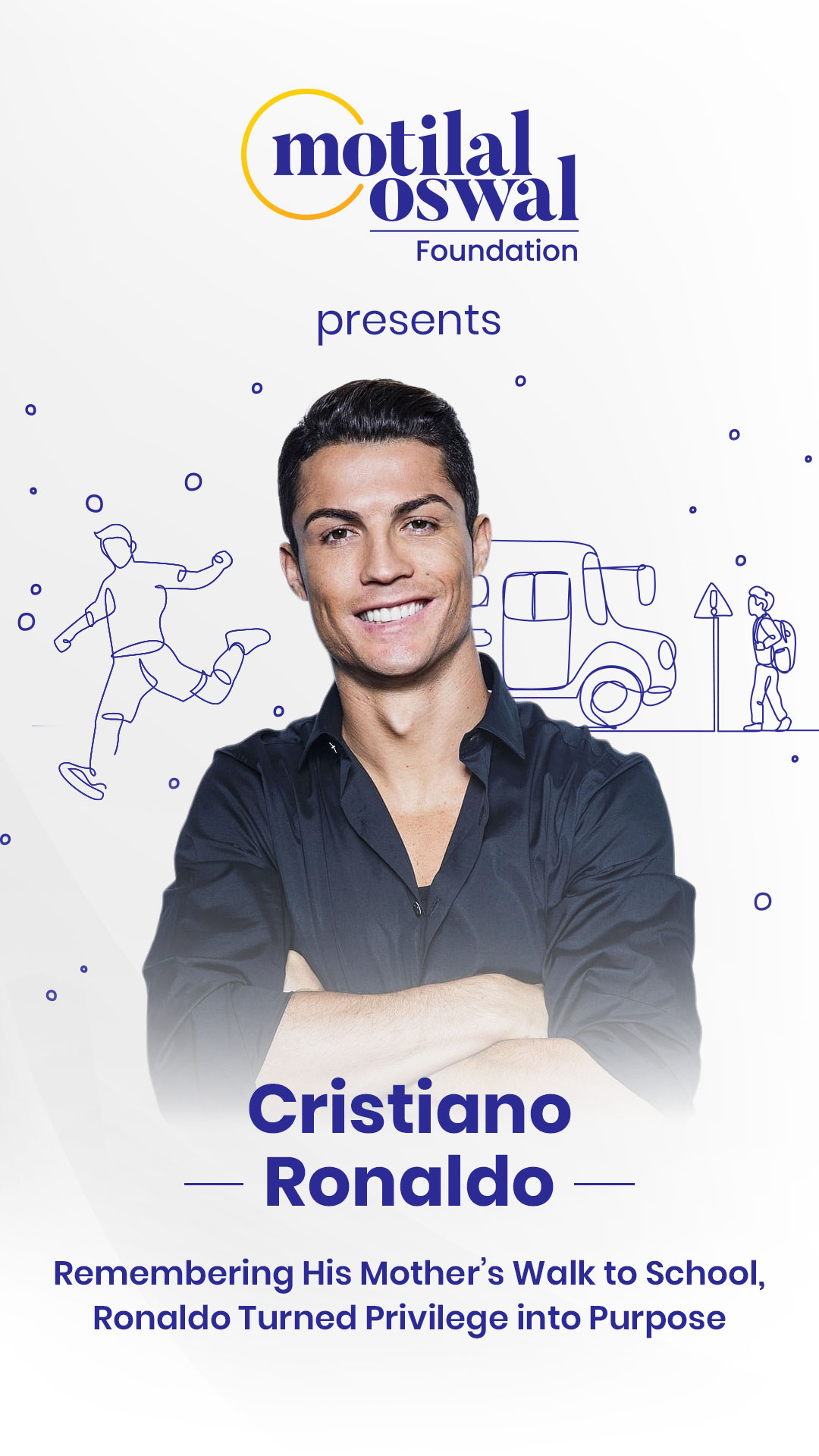 Meet Cristiano Ronaldo, who chose meaning over luxury