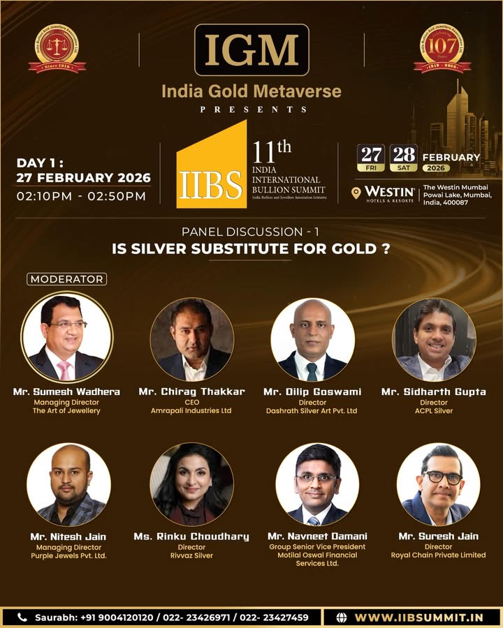 At the 11th India International Bullion Summit IIBS 2026 