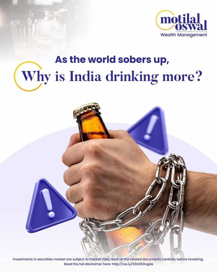 India is drinking more, while the world slows down
