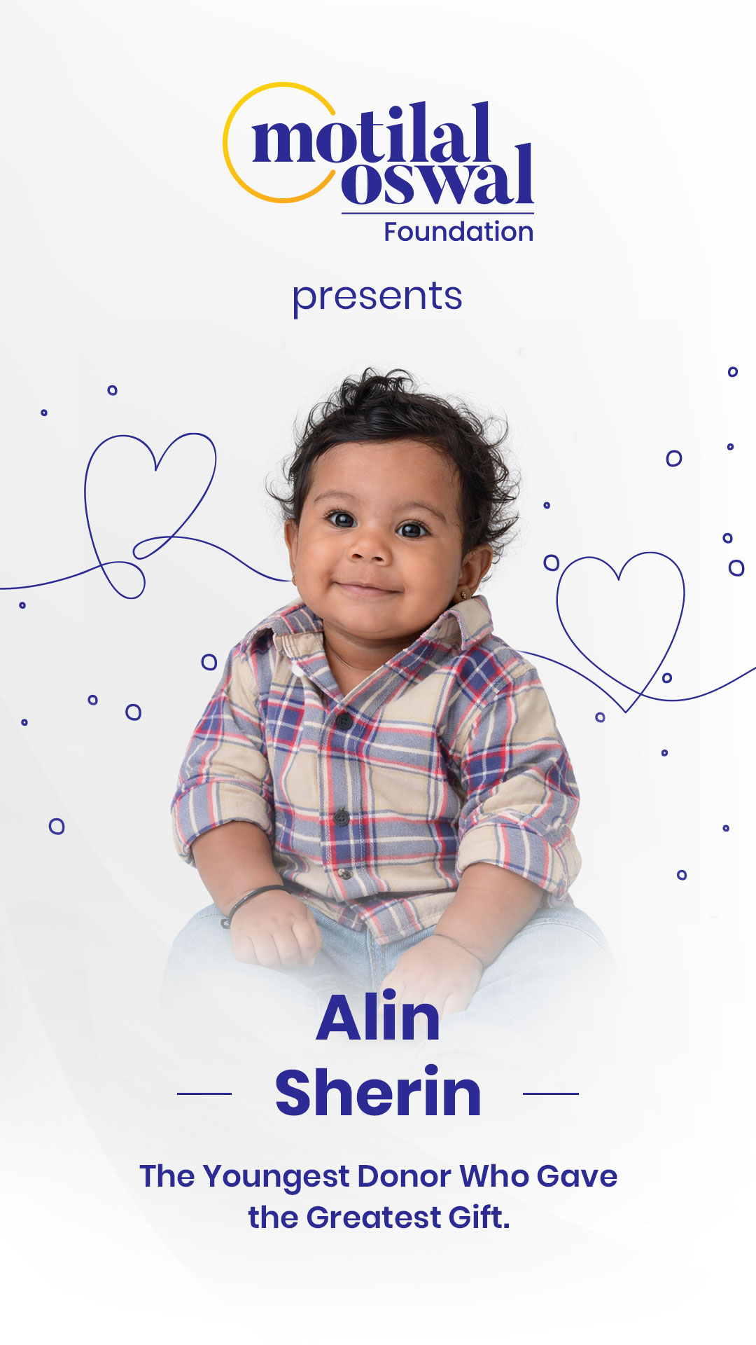 Meet Alin Sherin, a little soul whose final gift became a miracle for many