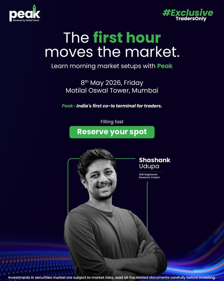 The first hour of the market is where real opportunities are created, not at the end of the day