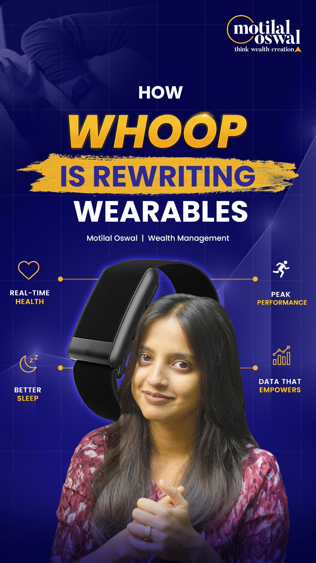 Whoop doesnt sell you a device. It sells you a decision. Most wearables give you data