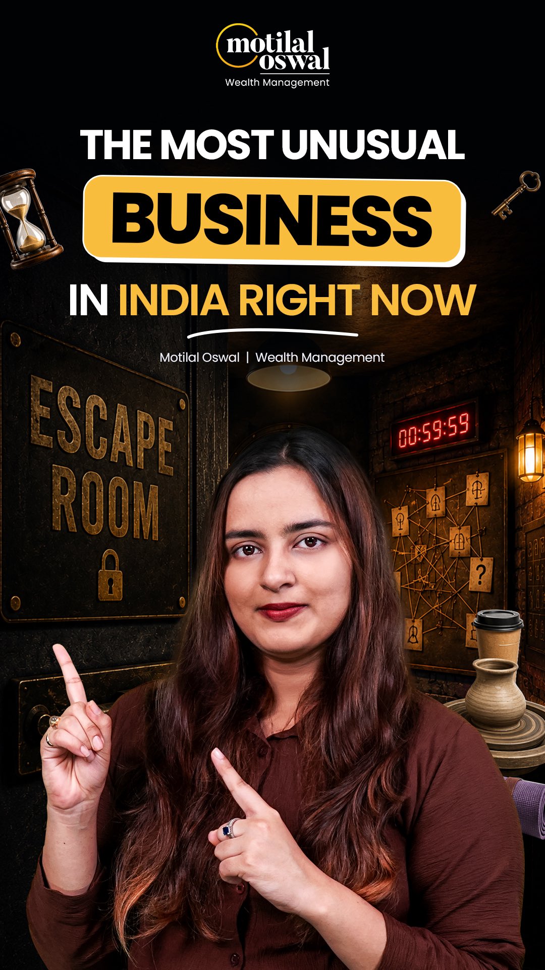 Indias fastest growing business right now sells you nothing. Just a locked room and an hour. 420 escape rooms. 6