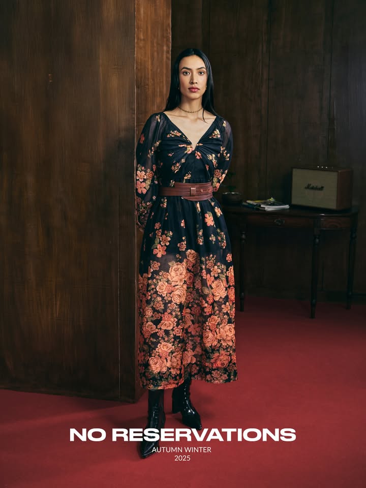 Caught in the moment. Dresses in No Reservations are light and dynamic, moving with ease from one celebration to the other