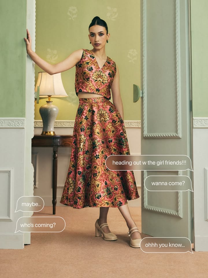 Prints designed for every member of the group chat. Shop now at Label Ritu Kumar