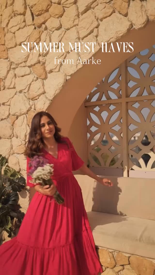 Styling cues for the season, curated by arpitaguptaa Vibrant, breathable, and bursting with energy this fuchsia piece i...