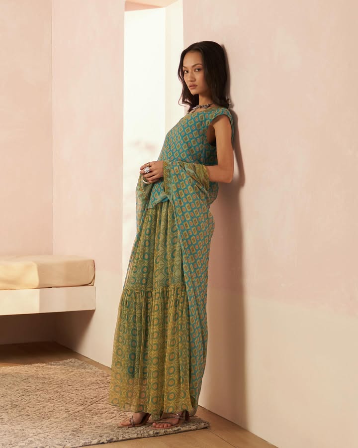 A dress that moves like a summer breeze soft pastels, delicate prints, and endless charm