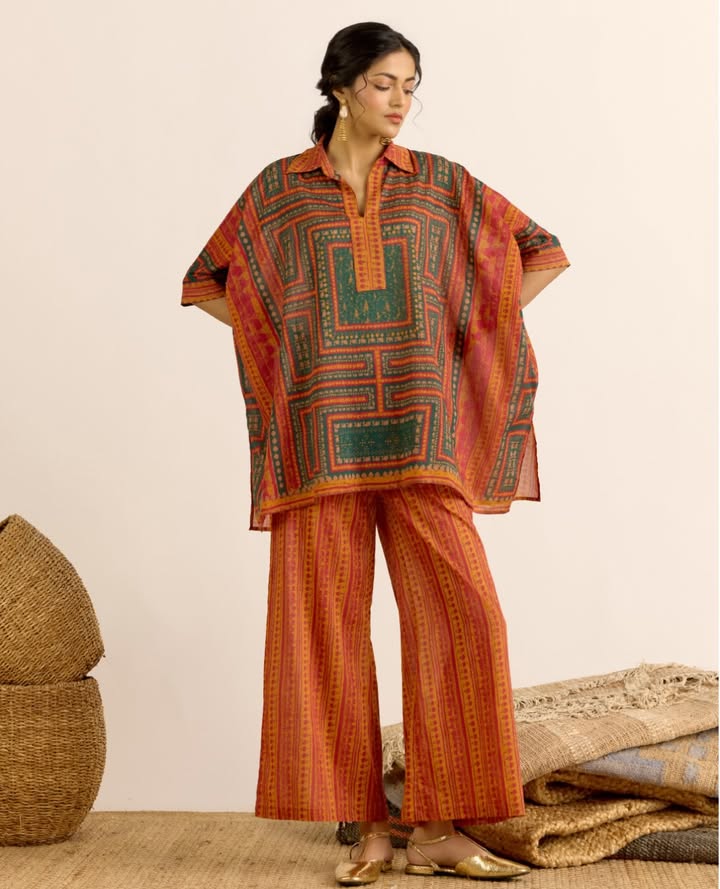 Rust Mishika Co ord Set