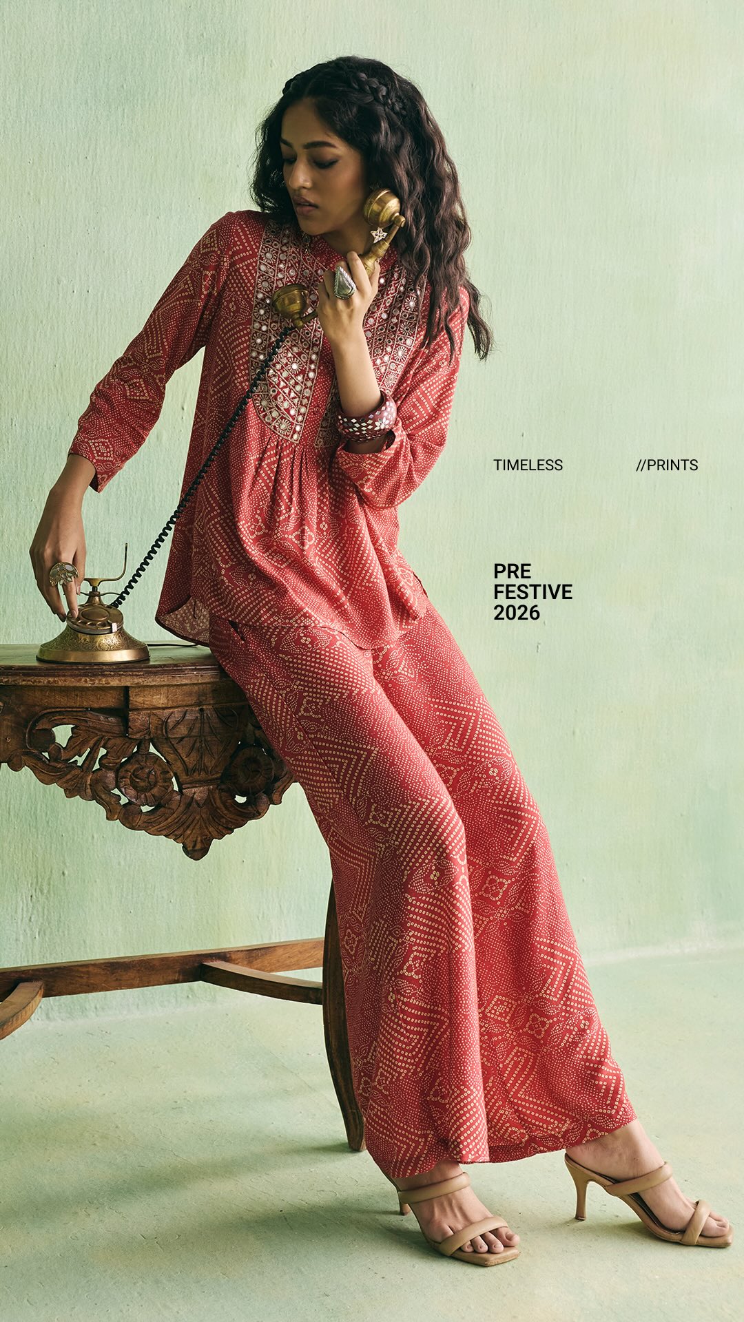 The season, dressed in colour. A study in rich textures, vivid florals and storied Indian craft