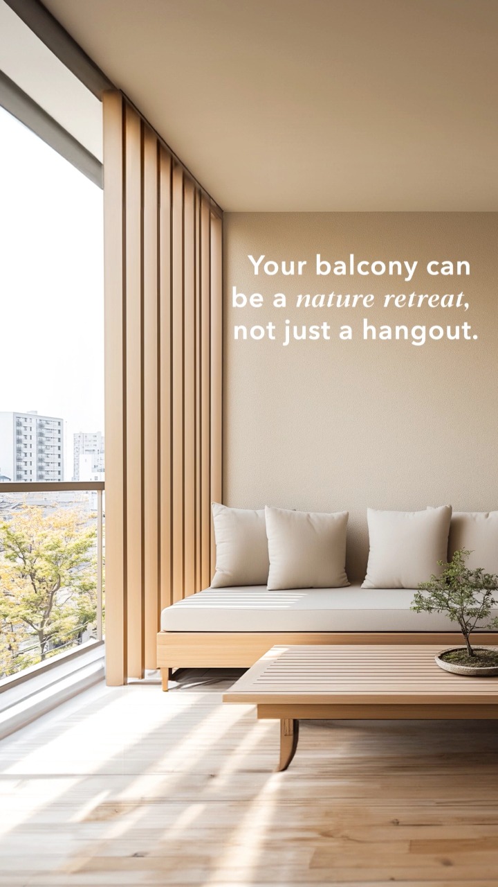 Your balcony deserves more than just a chair and a view