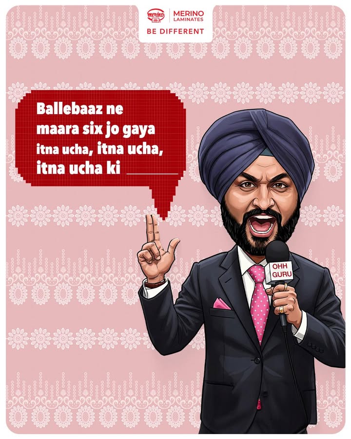 Itna ucha ki Got a punchline thats as bold as that six Fill in the blank with your wildest and most unique answer...