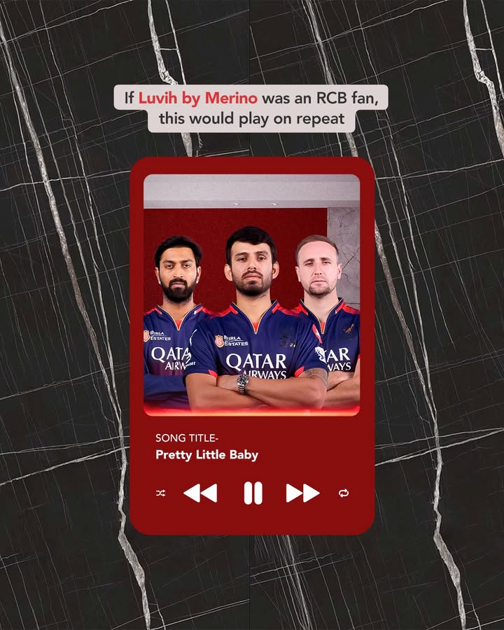 When Luvihs sleek design meets the bold spirit of RCB its a match made in style