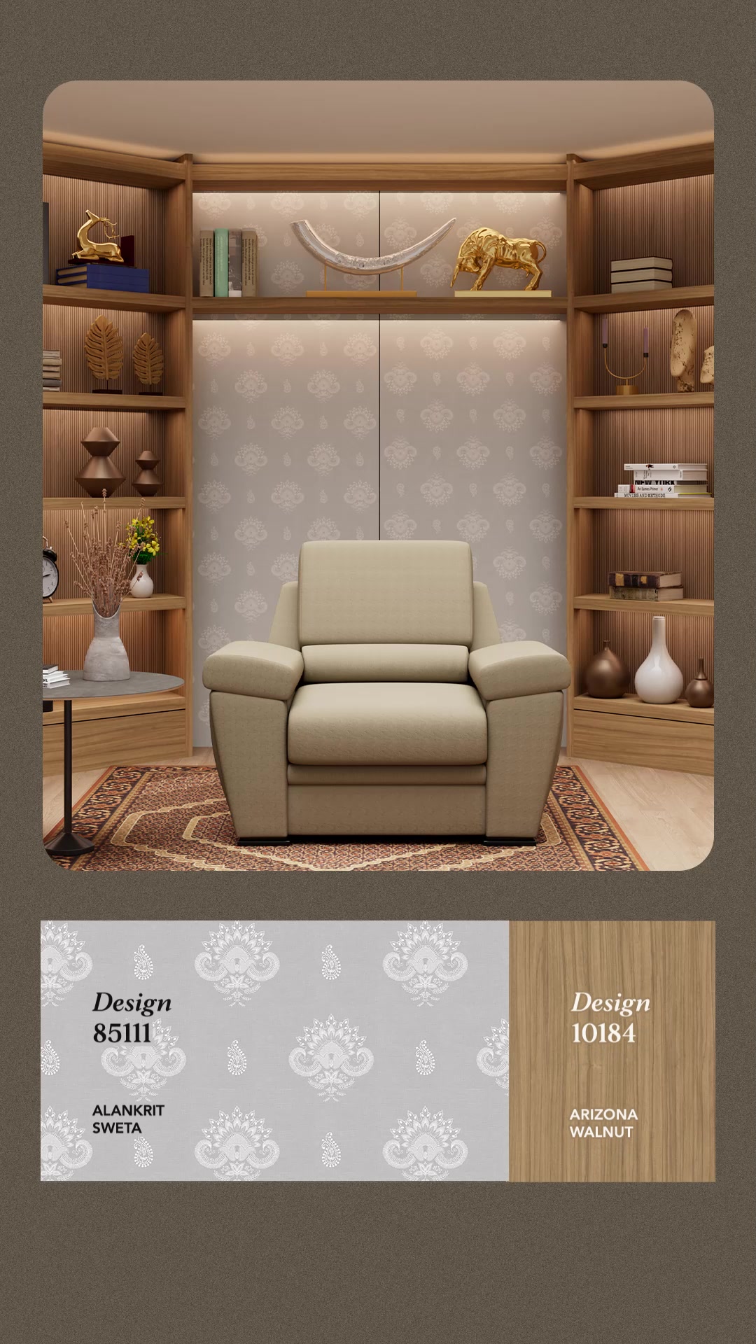 A Library That Holds More Than Books Where timeless textures meet thoughtful design