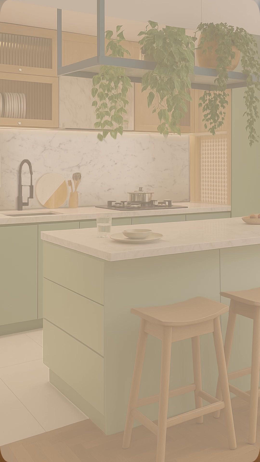 Like a poem painted in pastels, bring your breakfast corner to life with refreshing colors from Merino Laminates