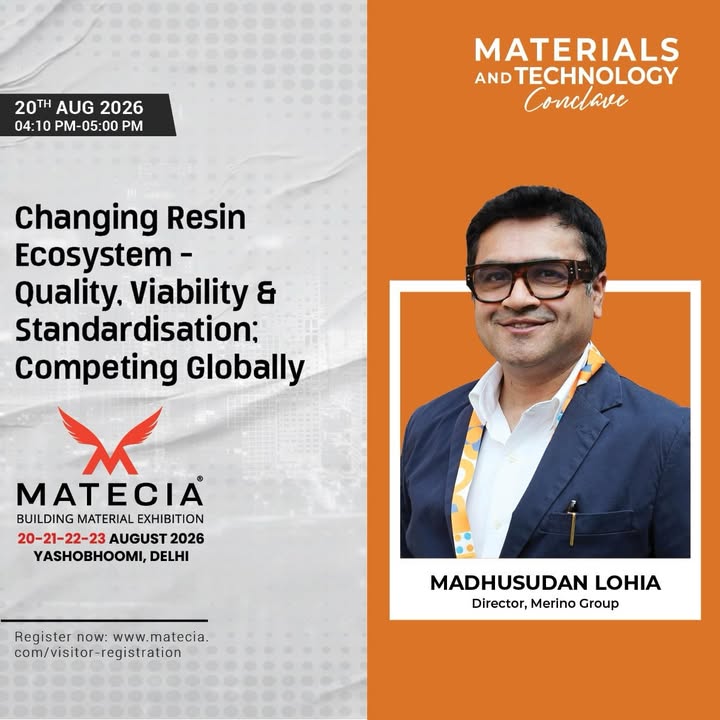 Join us at Matecia 2026 for an insightful session on the Changing Resin Ecosystem Quality, Viability Standardisation ...