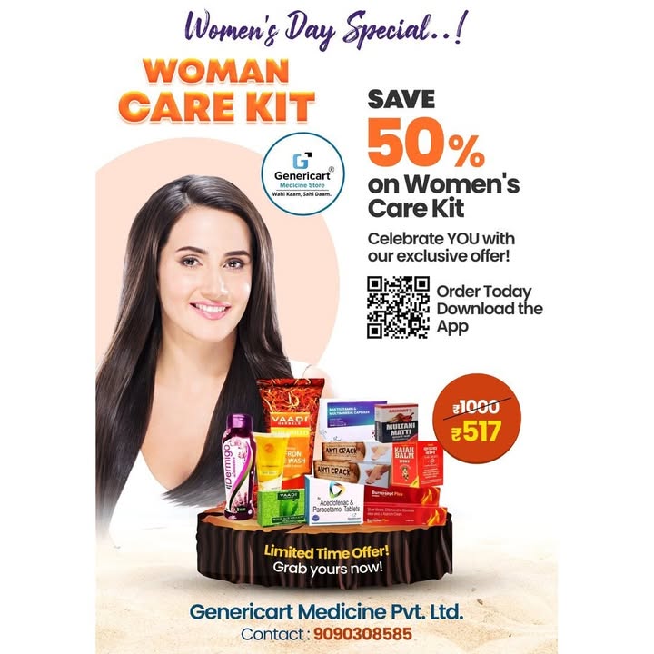 This Womens Day, lets celebrate the power of women and their wellness with Genericart