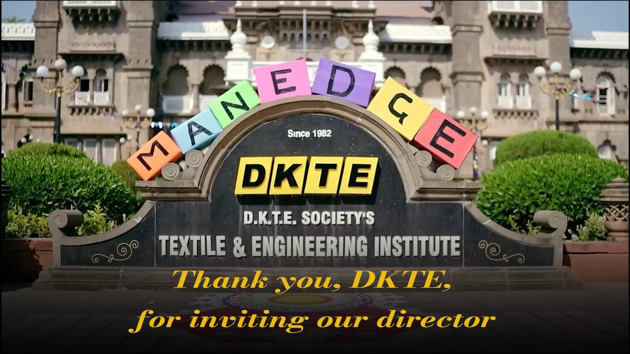 Were thrilled to share our amazing experience at MAN EDGE 2K25, the prestigious MBA event by DKTE Society s Textile Engine...