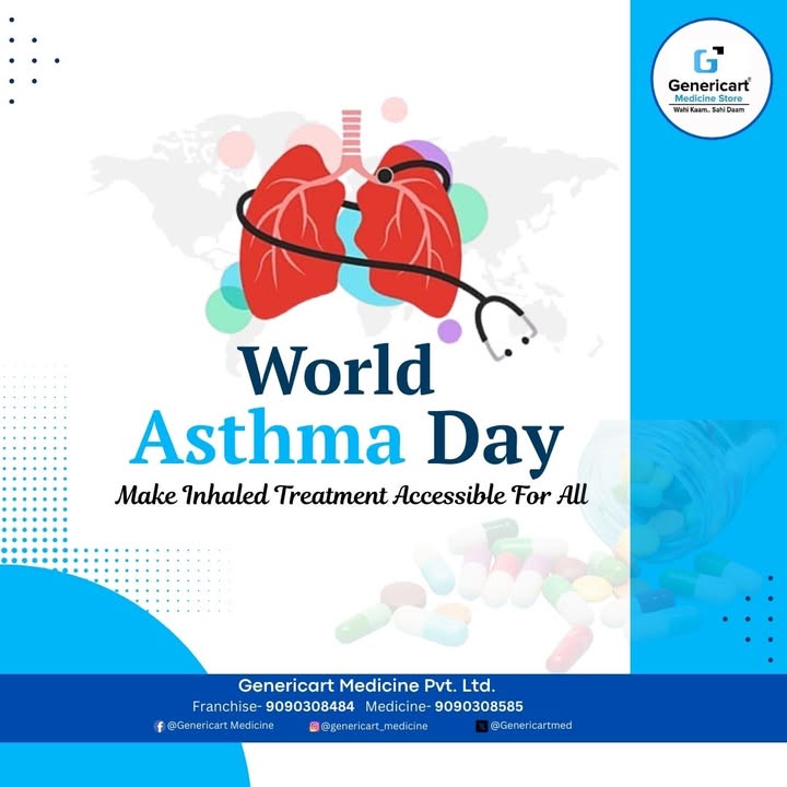  Breathe Easy, Live Free This WorldAsthmaDay, lets raise awareness about asthma and support better respiratory hea...