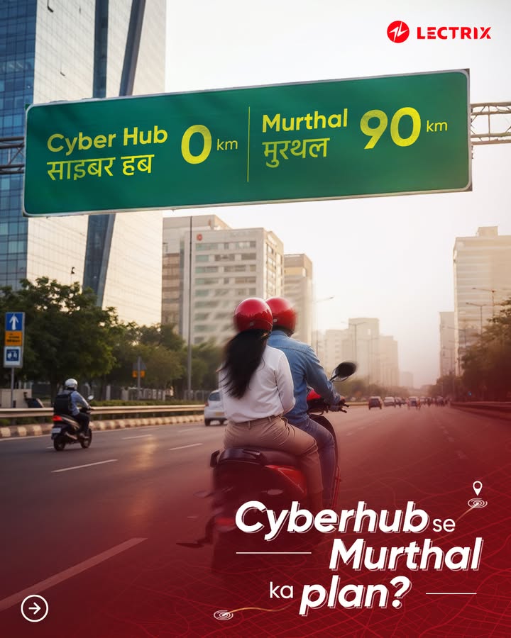 The Cyber Hub to Murthal paratha run Challenge accepted. With NDuro, range anxiety isn t on the menu