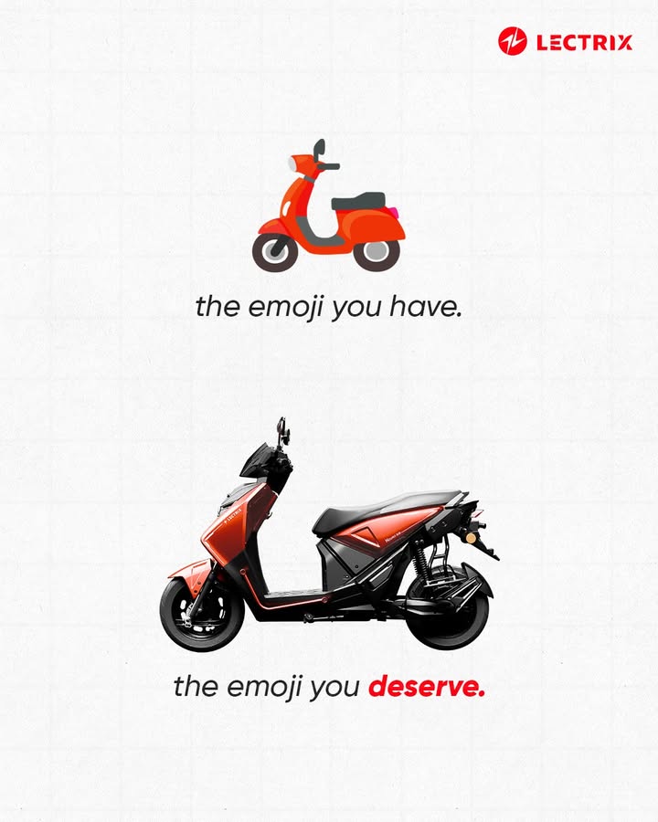 Why settle for the emoji you have when you can ride the one you deserve. Upgrade your everyday with Lectrix EV