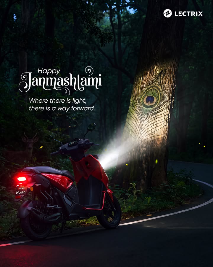 When the way ahead is brighter, every journey feels possible. This Janmashtami, ride towards brighter journeys with NDuro