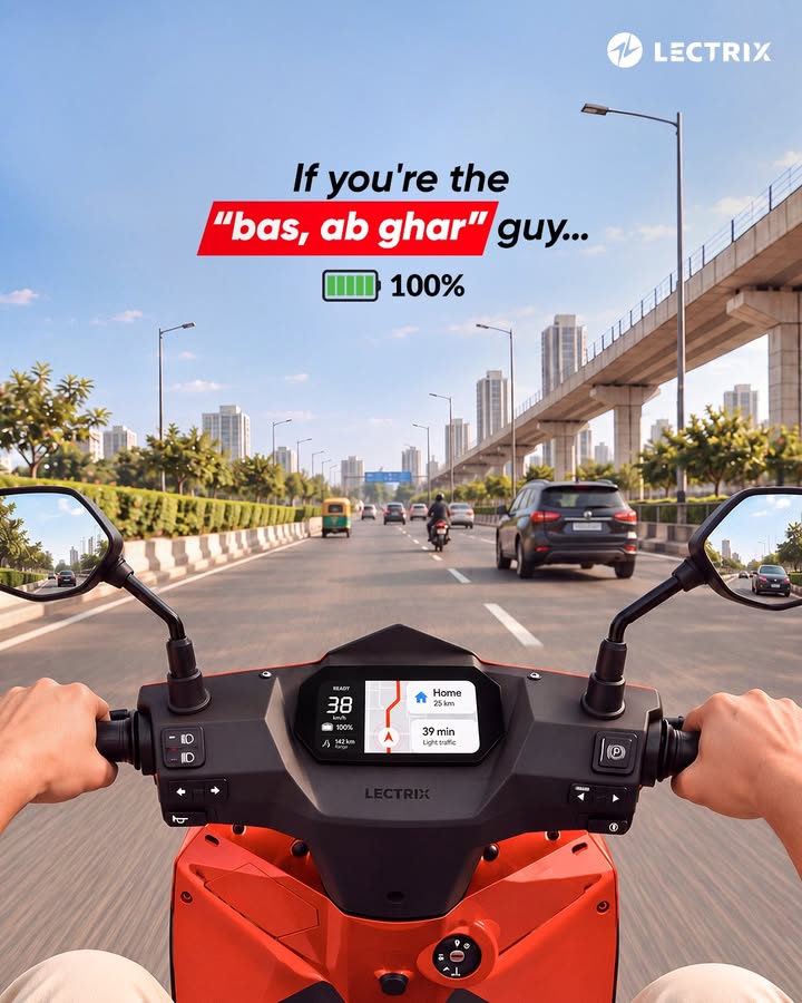 Your route can change. Your plans can stretch. NDuros 142 km range keeps you moving through it all