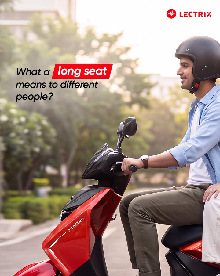 The seat is long. Your plans can be longer