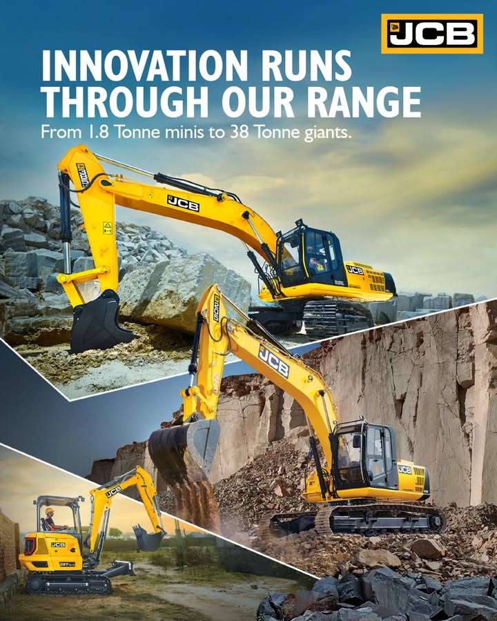 Because every job needs the right muscle. From 1.8 Tonne precision to 38 Tonne power, JCB Excavators deliver. For more information, call 18001037386 or visit https www.jcb Because every job needs the right muscle. From 1.8 Tonne precision to 38 Tonne power, JCB Excavators deliver