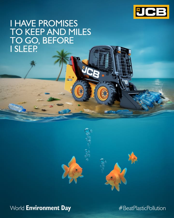 This World Environment Day, unite to beat plastic pollution by choosing sustainable alternatives and protecting our planet for future generations. JCB JCBIndia BharatKaJCB WorldEnvironmentDay EnvironmentDay EnvironmentDay2025 BeatPlasticPollution This World Environment Day, unite to beat plastic pollution by choosing sustainable alternatives and protecting our planet f...