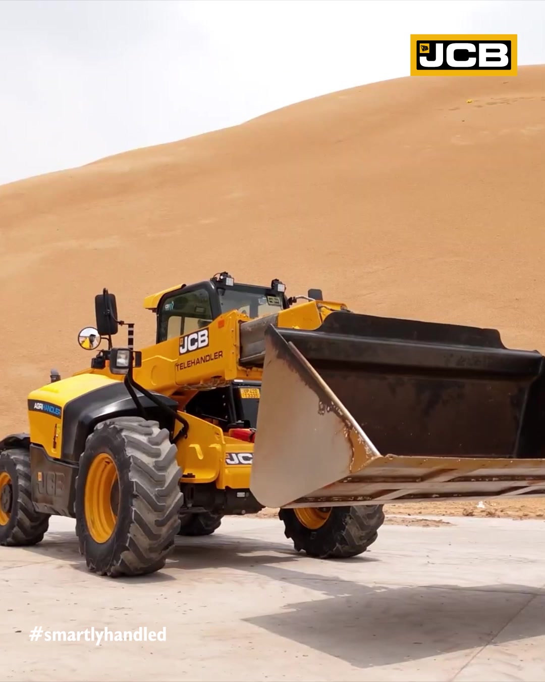JCB Telehandler is a versatile machine, built to perform across industries like cotton, bagasse, construction, metal scrap, ...