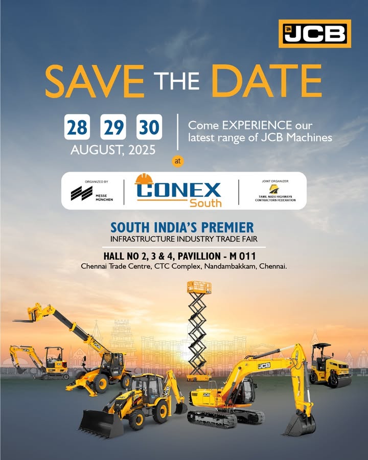 We invite you to join us at Conex South Indias premier infrastructure trade fair as we showcase solutions that are setting ...