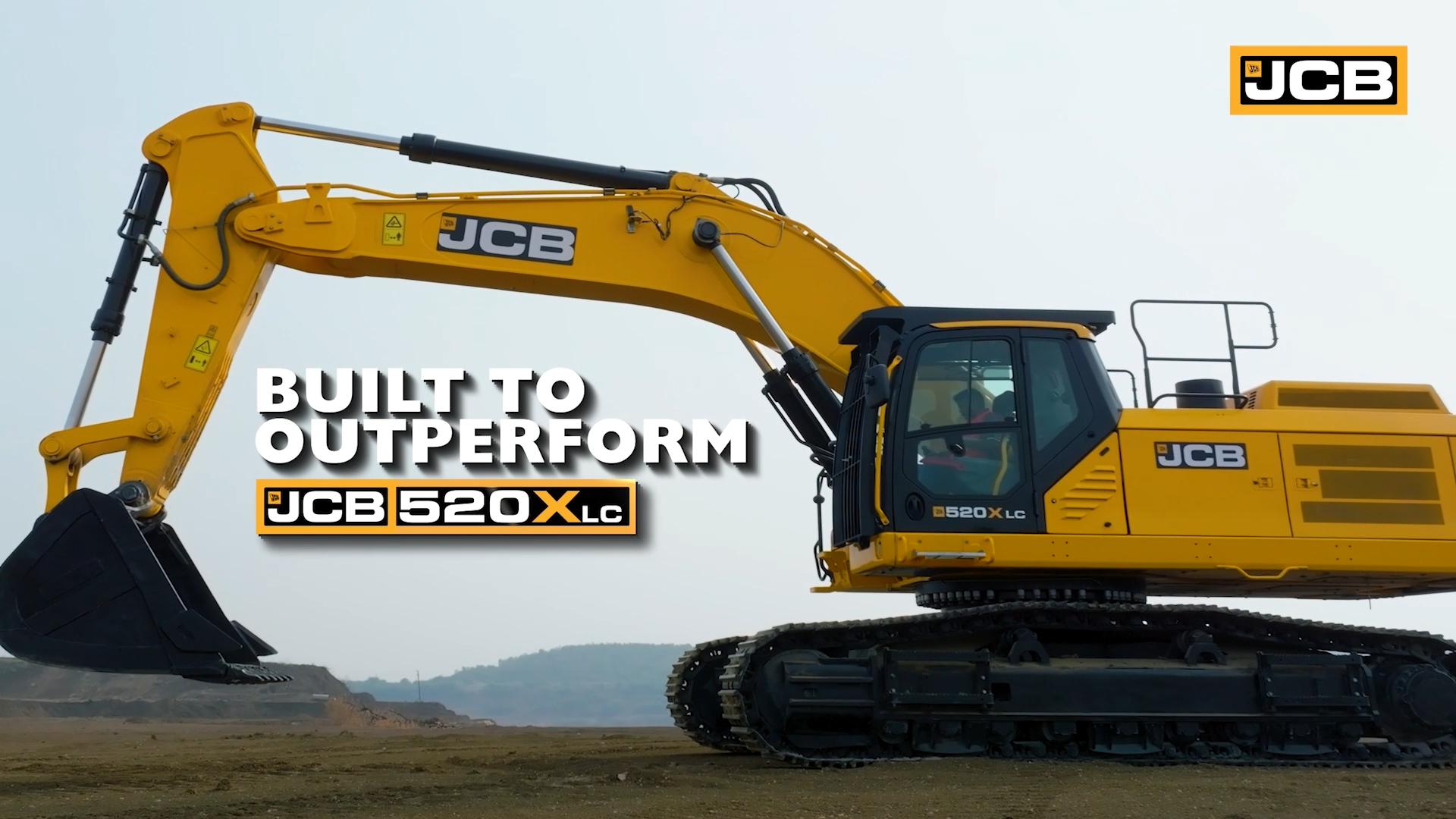 The JCB 520X LC Excavator stands tall as one of the largest excavator designed in India