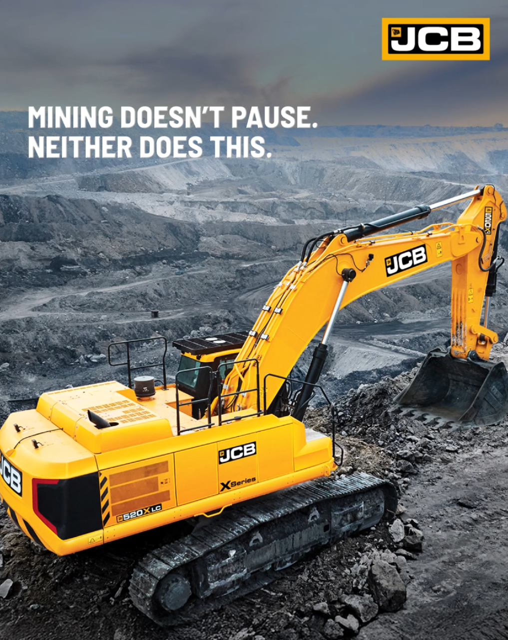 Designed for continuous mining and large excavation, the JCB 520X LC Excavator delivers dependable uptime in the toughest op...