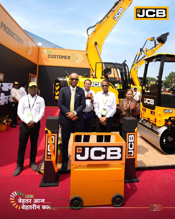 The new JCB 150 Fuel Master made its debut at BAUMA CONEXPO INDIA 2026, launched by Mr
