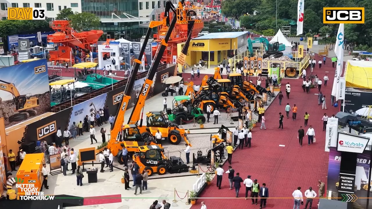 Day 3 at BAUMA CONEXPO INDIA 2026 brought more customer moments and excitement at the JCB Pavilion