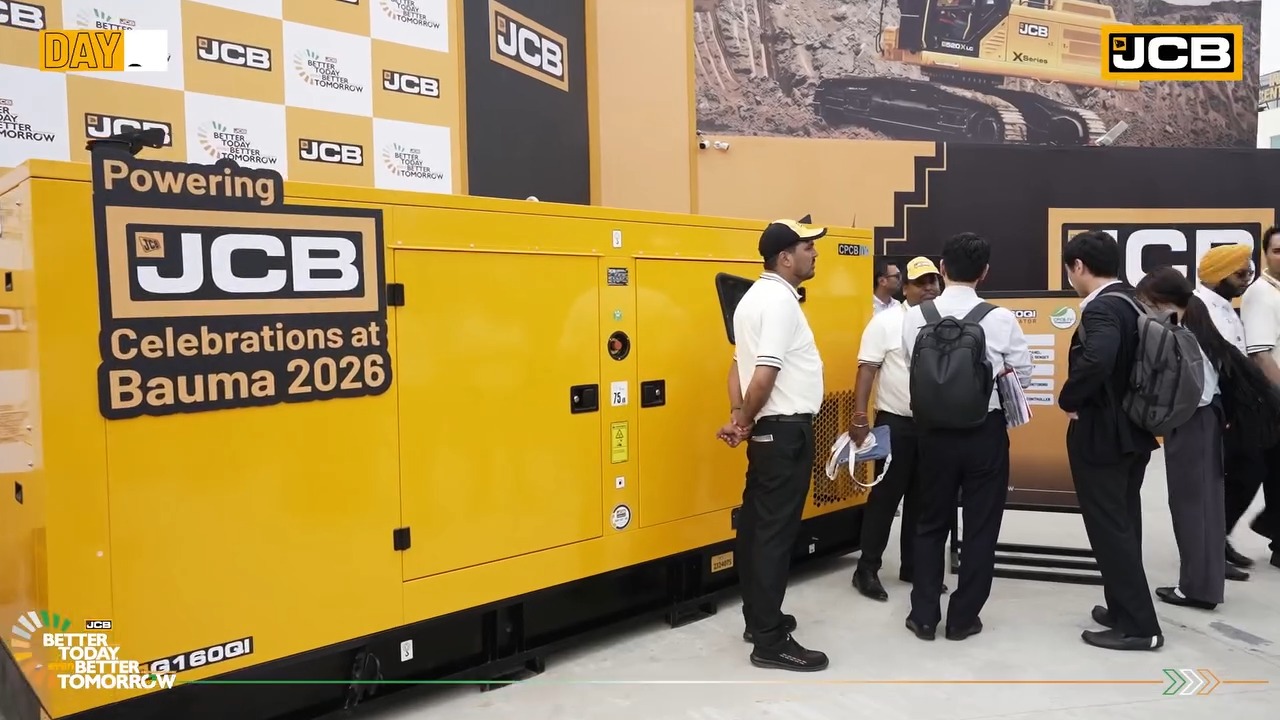 Day 2 at BAUMA CONEXPO INDIA 2026 brought more launches, more celebrations and more action at the JCB Pavilion