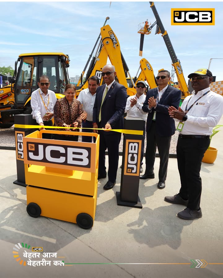 The all new JCB 3DX Super was launched at BAUMA CONEXPO INDIA 2026 by Mr