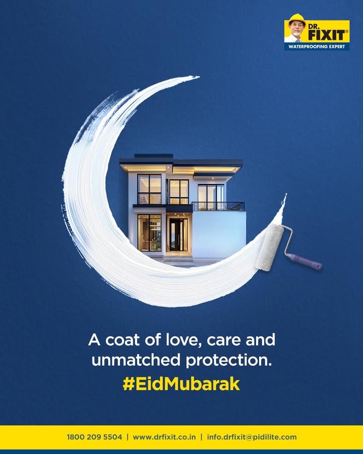 Dr. Fixit wishes you a joyous Eid May your celebrations be as vibrant and strong as the foundation of your home