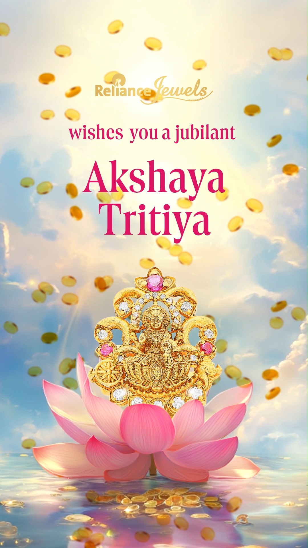 May this Akshaya Tritiya bring endless prosperity, timeless beauty, and blessings that shine forever